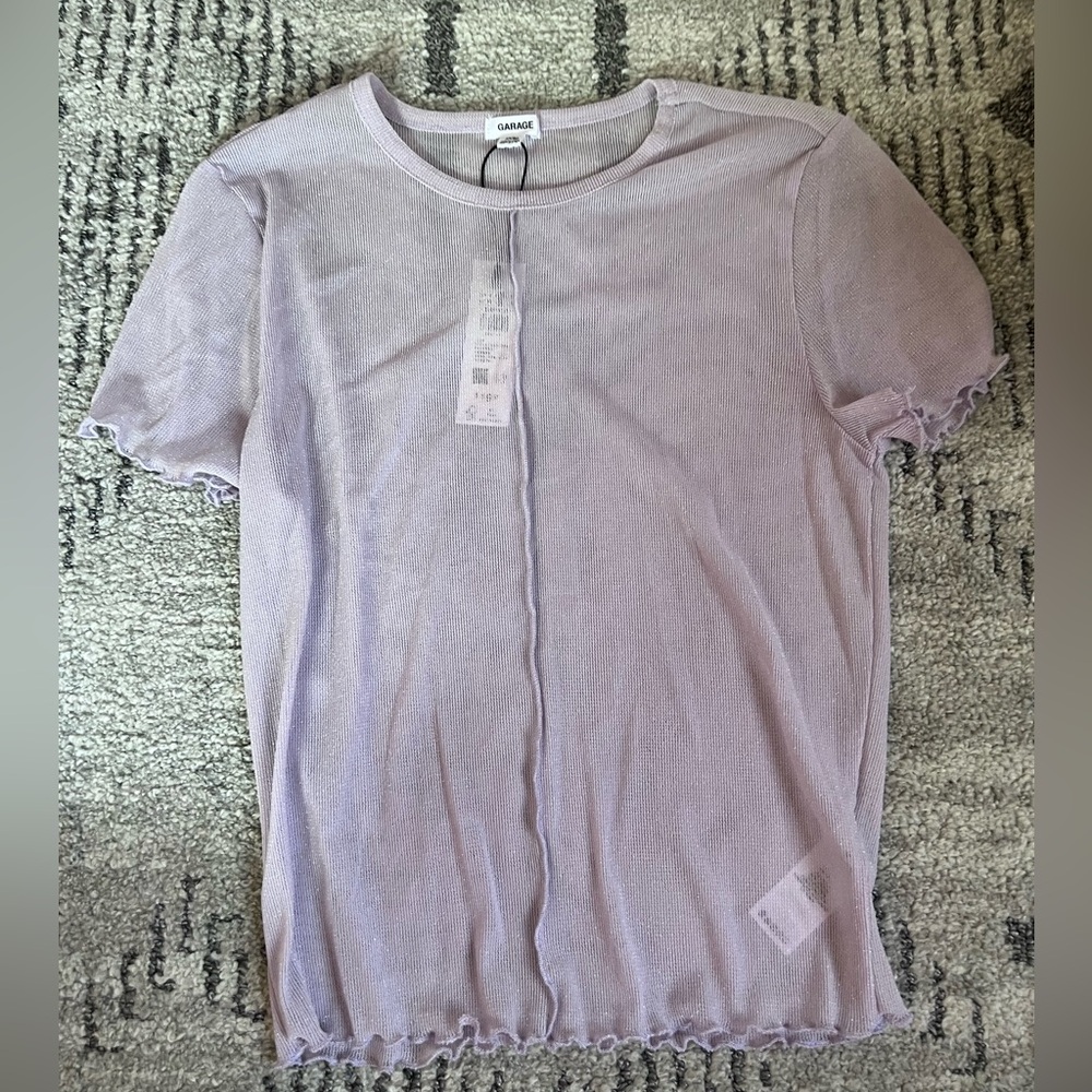 Mesh Lilac Short Sleeve